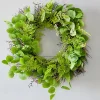 22" Eucalyptus Fern Wreath