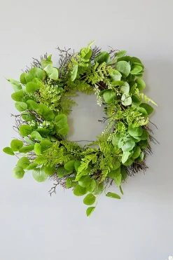 22" Eucalyptus Fern Wreath