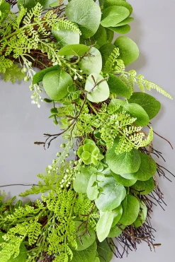 22" Eucalyptus Fern Wreath