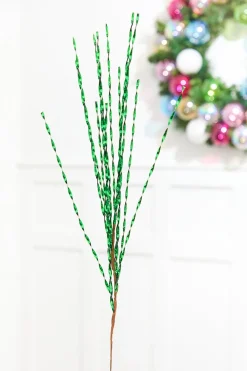 32" Evergreen Twisted Grass Spray