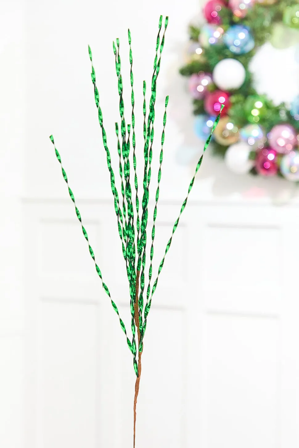 32" Evergreen Twisted Grass Spray