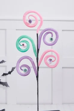 28” Eyeballs Spiral Curly Spray