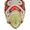 7" Faberge Jewel Egg Ornament , Green/Red - Mark Roberts