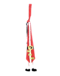 Fabric Christmas Dangling Legs Tie