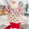 11" Fabric Holiday Santa