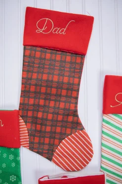 20” Fabric Holiday Stocking