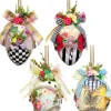 6" Fabric Jeweled Easter Eggs, Set of 4 - Mark Roberts
