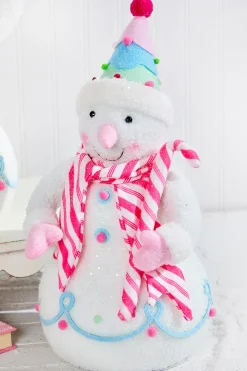 16.5" Fabric So Sweet Snowman