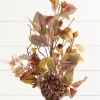 28" Fall Leaves and Pinecone Spray