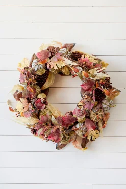 25” Farmhouse Autumn Wreath