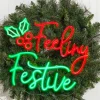 23.1" Feeling Festive Lit Neon Sign