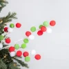 28” Felt Ball Spray - Red/White/Green