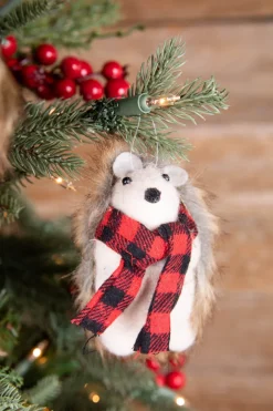 4” Felt Hedgehog Ornament
