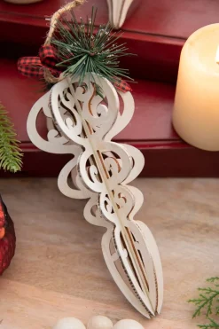 Finial Wood Ornament