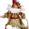 21" 3 French Hens Fairy On Base - Mark Roberts
