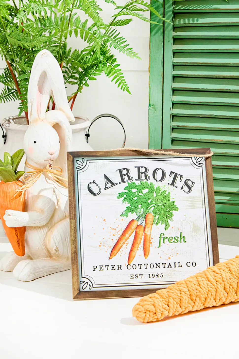 10" Fresh Carrot Peter Rabbit Sign