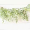 73” Frosted Fern Cone Garland