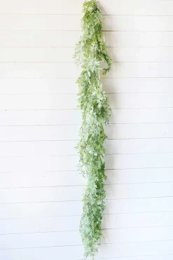 73” Frosted Fern Cone Garland