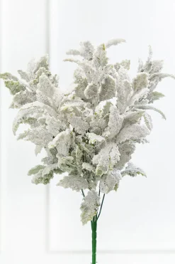 19" Frosted Holly Bush
