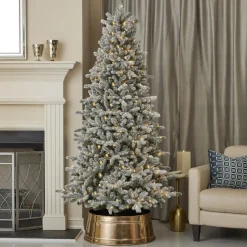 6' Frosted Palmetto LED Pine Tree