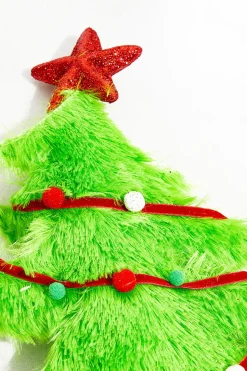 27" Furry Christmas Tree Pick