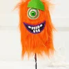 24" Furry Monster Spray - Orange
