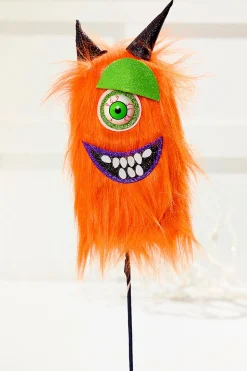24" Furry Monster Spray - Orange