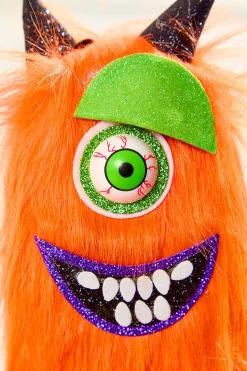 24" Furry Monster Spray - Orange