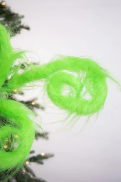 30” Furry Spiral Curly Spray - Green