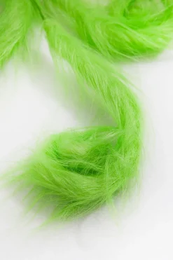 30” Furry Spiral Curly Spray - Green