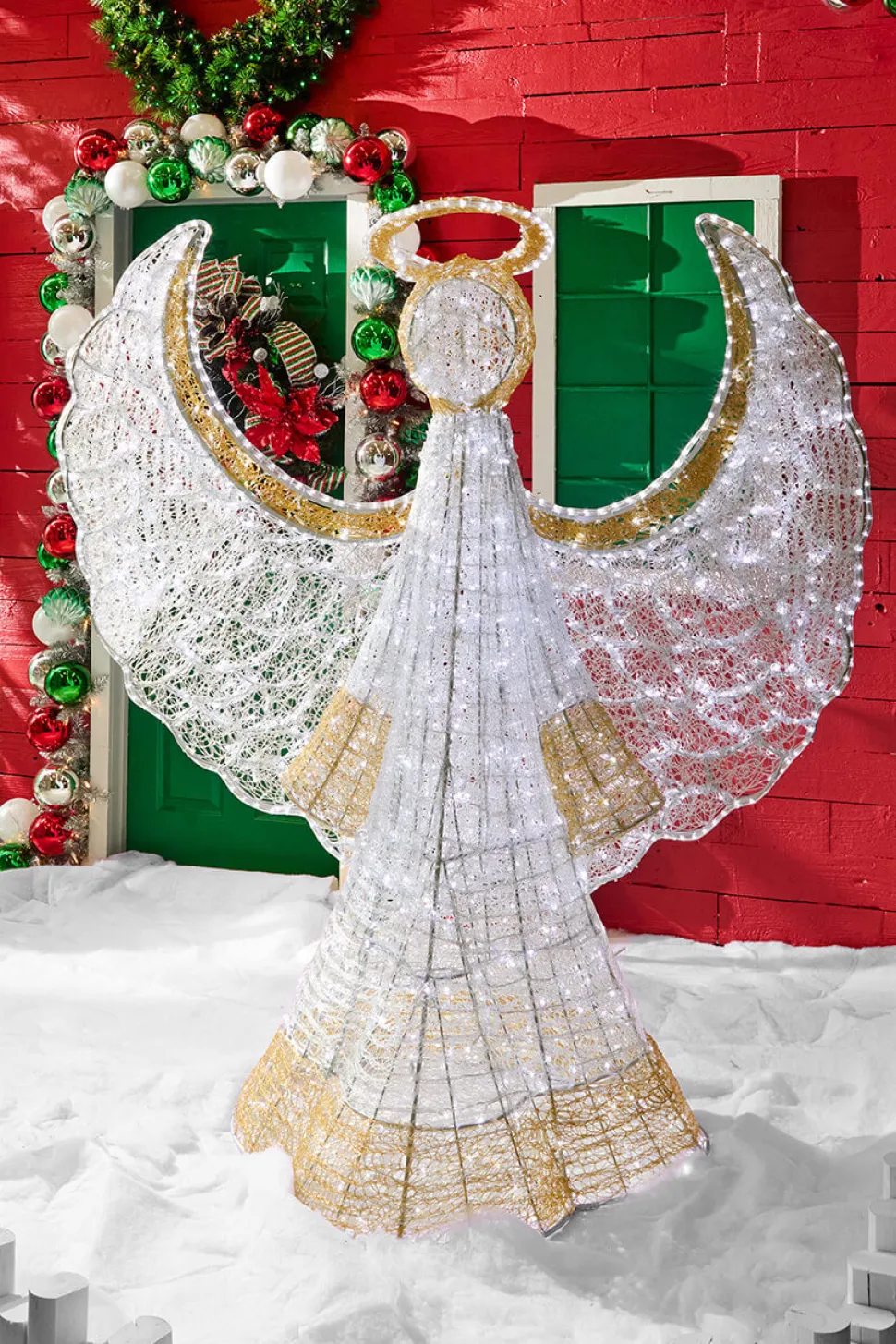 6' Giant Angel - Warm/Cool White