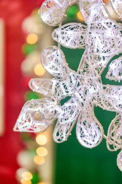 4' Giant Crystal Snowflake