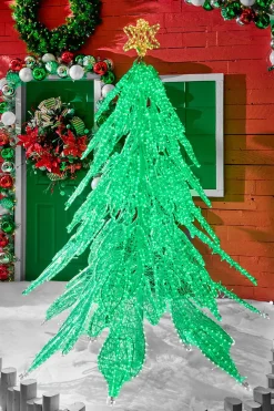 7.5' Giant Green Twinkling Tree