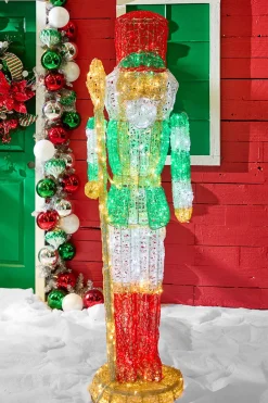 6' Giant Nutcracker with Green Jacket