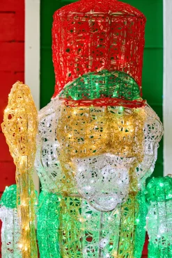 6' Giant Nutcracker with Green Jacket