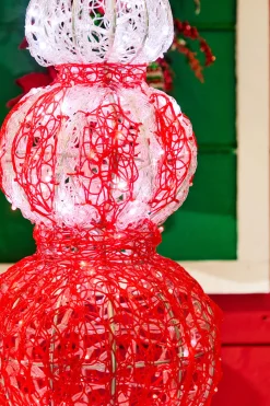 6' Giant Red Finial Topiary