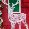 6' Giant Silver Reindeer