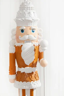 22" Gingerbread Nutcracker with Staff
