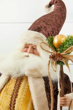 26” Glamour Christmas Woodland Santa Figure