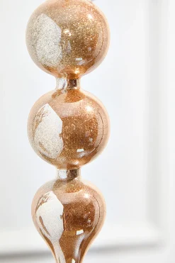 10" Glass Champagne Drop Ornament