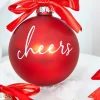 4" Glass Christmas Ornament