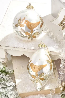 4" - 6" Glass Dove Ornament