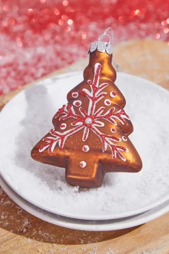 3” Glass Gingerbread Ornament