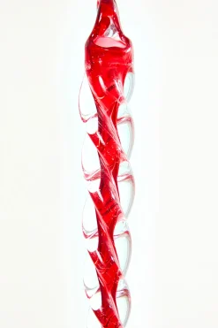 6.5" Glass Icicle Ornament