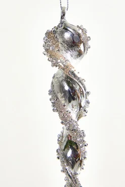 7.5" Glass Icicle Ornament