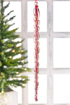 16.5" Glass Icicle Ornament