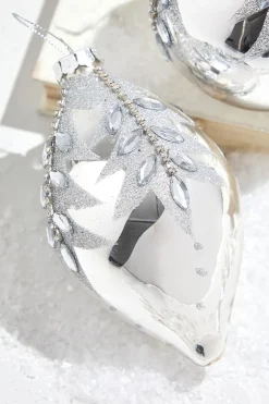 4" - 5.5" Glass Jewel Ball & Finial Ornament
