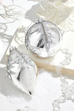 4" - 5.5" Glass Jewel Ball & Finial Ornament