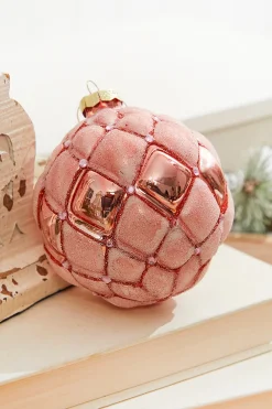 4” Glass Jewel Ball Ornament