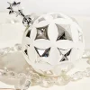 5” Glass Star Faceted Ornament